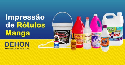 impressão de rótulos manga